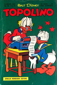 Cover Thumbnail for Topolino (Mondadori, 1949 series) #111