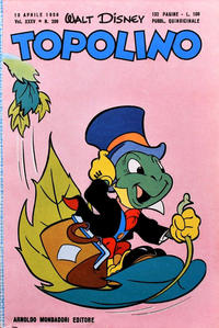 Cover Thumbnail for Topolino (Mondadori, 1949 series) #208