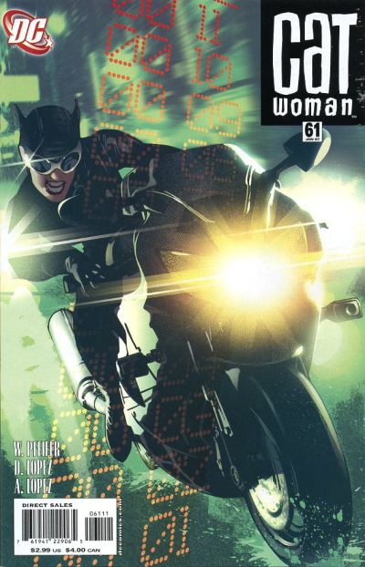 Cover for Catwoman (DC, 2002 series) #61