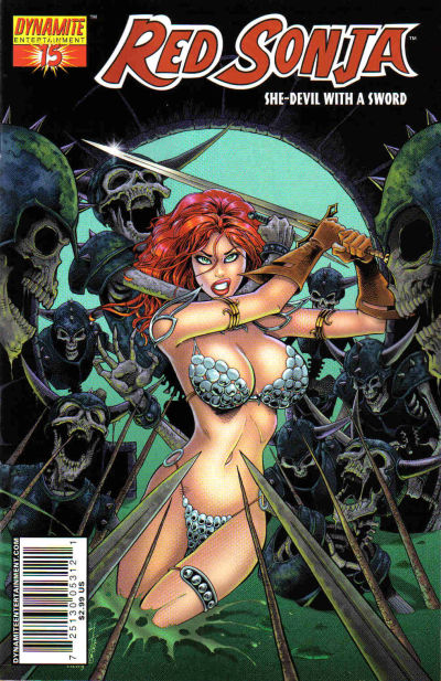 Cover for Red Sonja (Dynamite Entertainment, 2005 series) #15 [Jim Balent Cover]