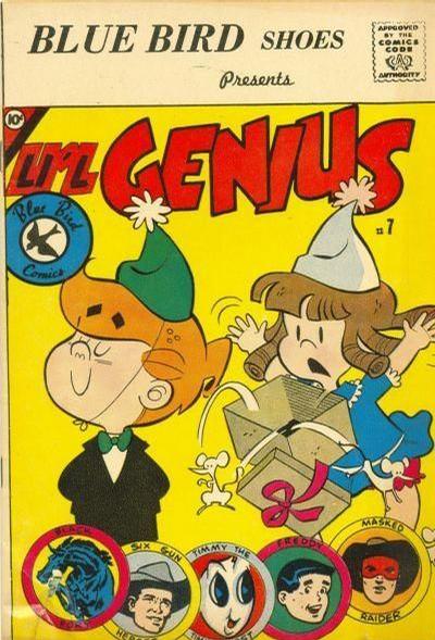 Cover for Li'l Genius (Charlton, 1959 series) #7 [Blue Bird Shoes]