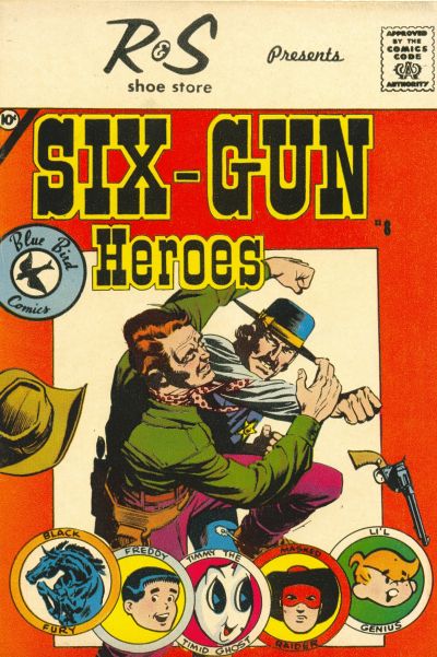 Cover for Six-Gun Heroes (Charlton, 1959 series) #8 [R & S Shoe Store]