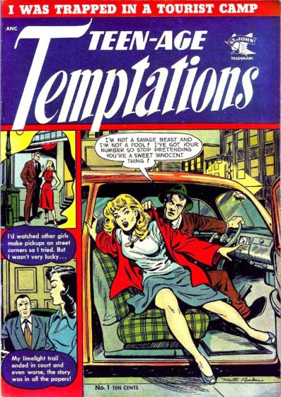 Cover for Teen-Age Temptations (St. John, 1952 series) #1