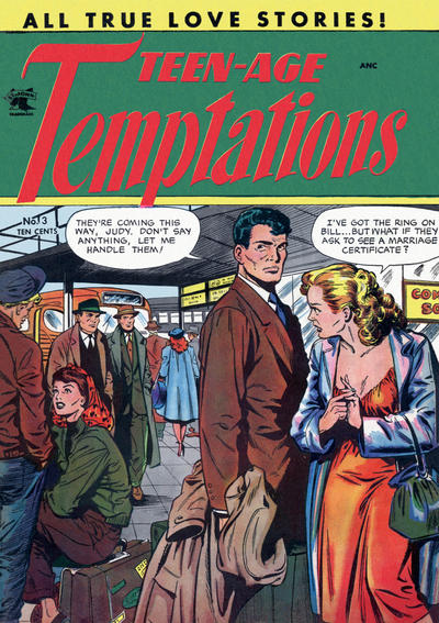 Cover for Teen-Age Temptations (St. John, 1952 series) #3