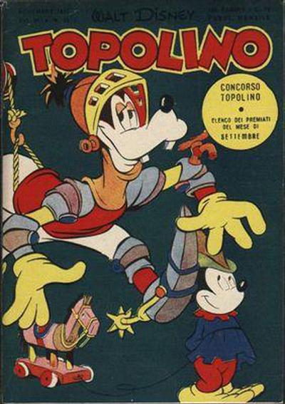 Cover for Topolino (Mondadori, 1949 series) #35