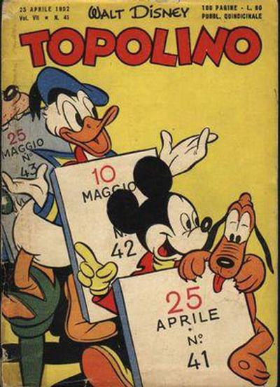 Cover for Topolino (Mondadori, 1949 series) #41
