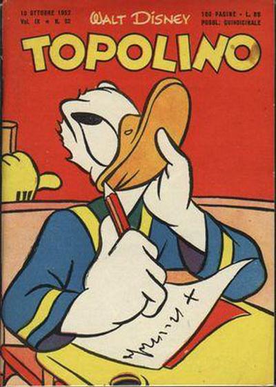 Cover for Topolino (Mondadori, 1949 series) #52