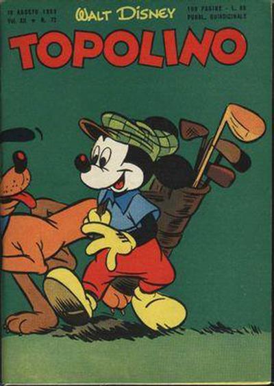 Cover for Topolino (Mondadori, 1949 series) #72