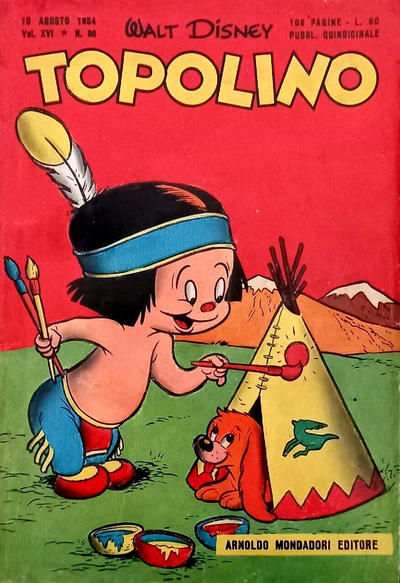 Cover for Topolino (Mondadori, 1949 series) #96