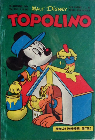 Cover for Topolino (Mondadori, 1949 series) #103