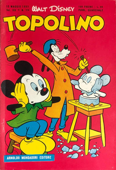 Cover for Topolino (Mondadori, 1949 series) #114