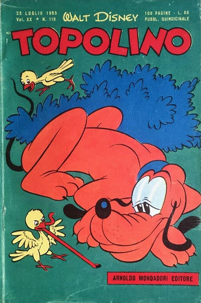 Cover for Topolino (Mondadori, 1949 series) #119