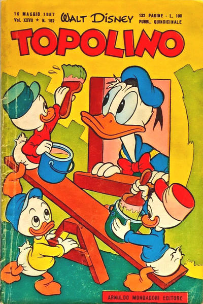 Cover for Topolino (Mondadori, 1949 series) #162