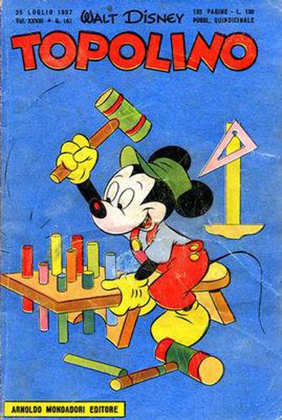 Cover for Topolino (Mondadori, 1949 series) #167