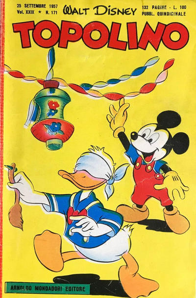 Cover for Topolino (Mondadori, 1949 series) #171