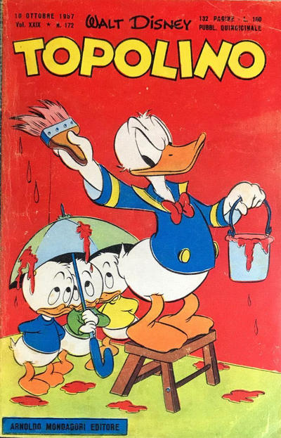Cover for Topolino (Mondadori, 1949 series) #172