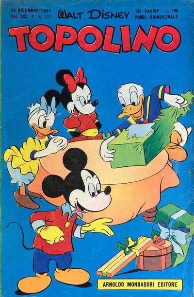 Cover for Topolino (Mondadori, 1949 series) #177