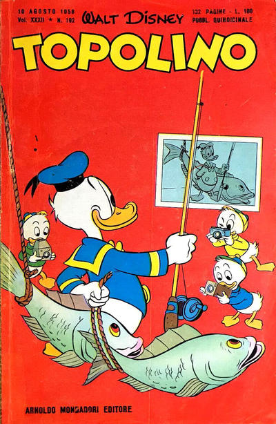 Cover for Topolino (Mondadori, 1949 series) #192