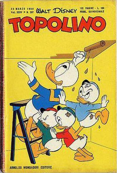 Cover for Topolino (Mondadori, 1949 series) #207