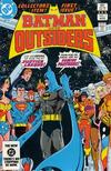 Cover for Batman and the Outsiders (DC, 1983 series) #1 [Direct]