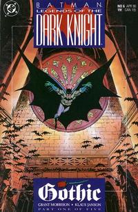 Cover for Legends of the Dark Knight (DC, 1989 series) #6