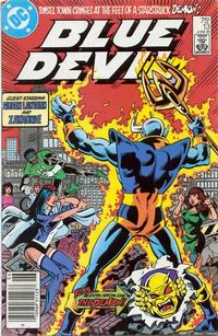 Cover for Blue Devil (DC, 1984 series) #13 [Newsstand]