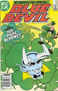 Cover Thumbnail for Blue Devil (DC, 1984 series) #25 [Newsstand]