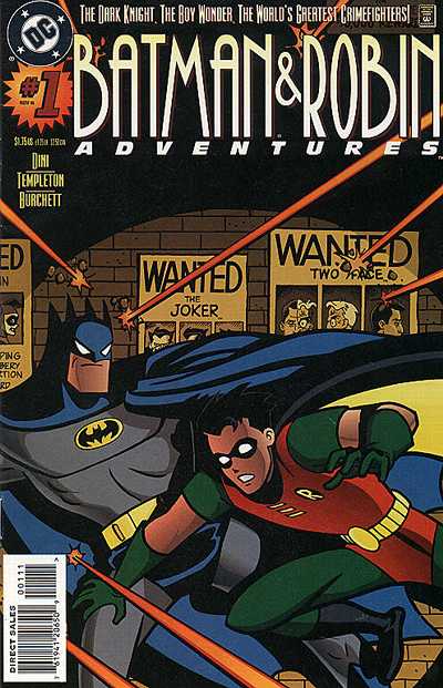 Cover for The Batman and Robin Adventures (DC, 1995 series) #1 [Direct Sales]