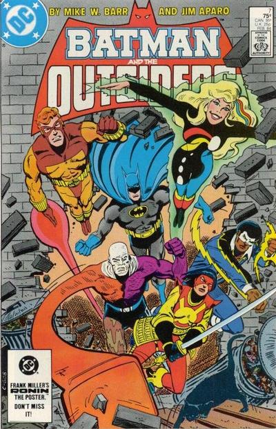 Cover for Batman and the Outsiders (DC, 1983 series) #7 [Direct]