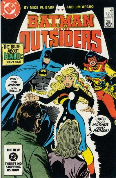 Cover for Batman and the Outsiders (DC, 1983 series) #16 [Direct]