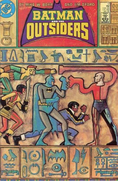 Cover for Batman and the Outsiders (DC, 1983 series) #17 [Direct]