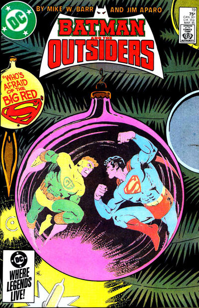 Cover for Batman and the Outsiders (DC, 1983 series) #19 [Direct]