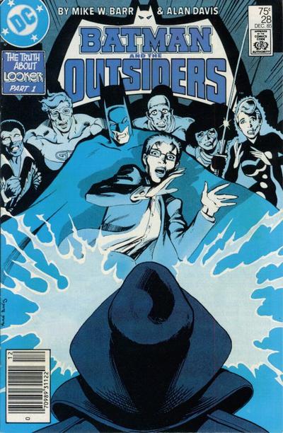 Cover for Batman and the Outsiders (DC, 1983 series) #28 [Newsstand]