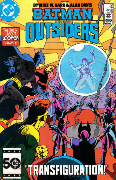 Cover for Batman and the Outsiders (DC, 1983 series) #30 [Direct]