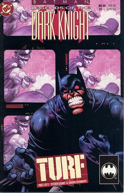 Cover for Batman: Legends of the Dark Knight (DC, 1992 series) #44 [Direct]