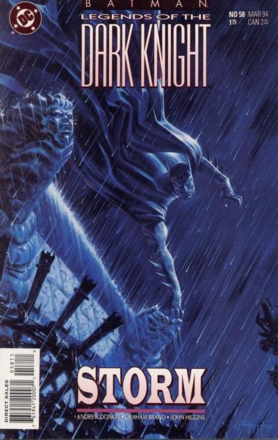 Cover for Batman: Legends of the Dark Knight (DC, 1992 series) #58 [Direct Sales]