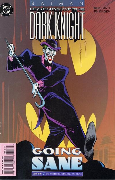 Cover for Batman: Legends of the Dark Knight (DC, 1992 series) #65