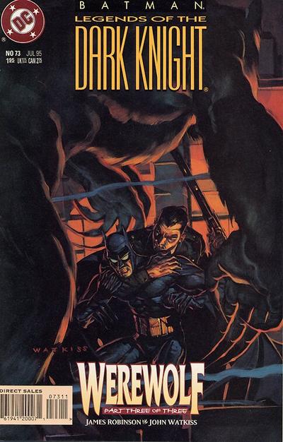 Cover for Batman: Legends of the Dark Knight (DC, 1992 series) #73 [Direct Sales]