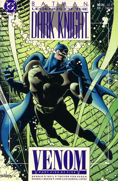 Cover for Legends of the Dark Knight (DC, 1989 series) #20