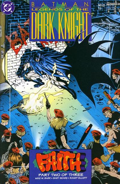 Cover for Legends of the Dark Knight (DC, 1989 series) #22