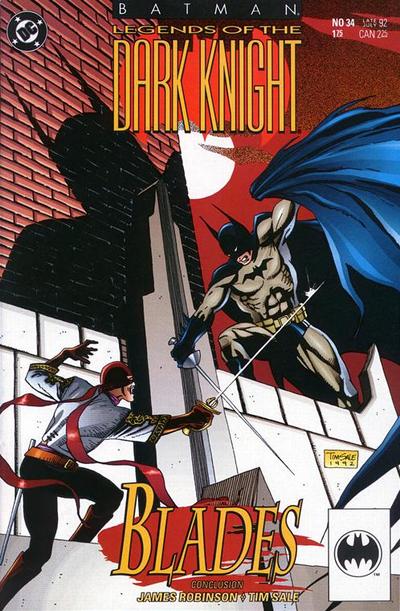 Cover for Legends of the Dark Knight (DC, 1989 series) #34 [Direct]