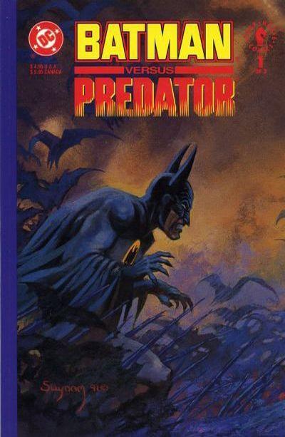 Cover for Batman versus Predator [Prestige] (DC; Dark Horse, 1991 series) #1 [Batman Cover]
