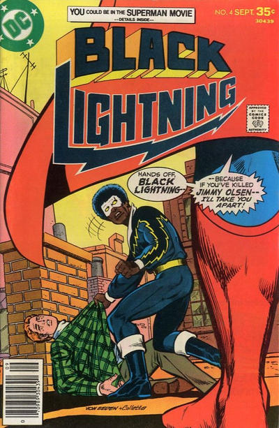 Cover for Black Lightning (DC, 1977 series) #4