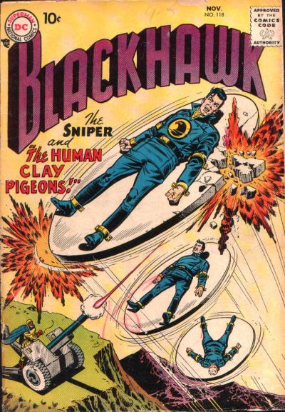 Cover for Blackhawk (DC, 1957 series) #118