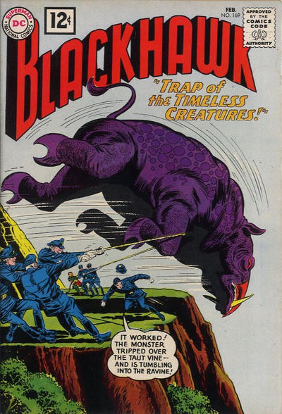 Cover for Blackhawk (DC, 1957 series) #169