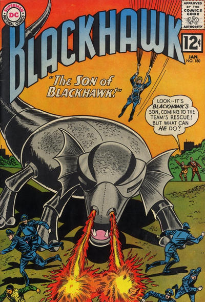 Cover for Blackhawk (DC, 1957 series) #180
