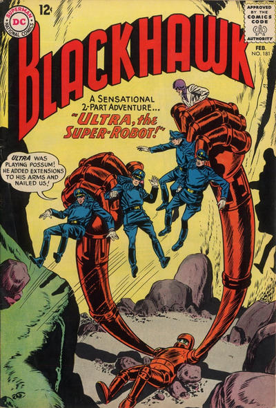 Cover for Blackhawk (DC, 1957 series) #181
