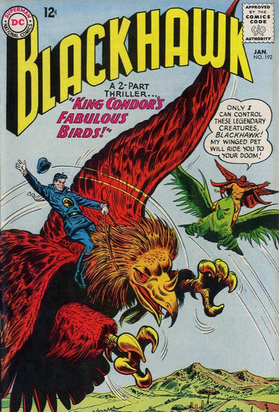 Cover for Blackhawk (DC, 1957 series) #192