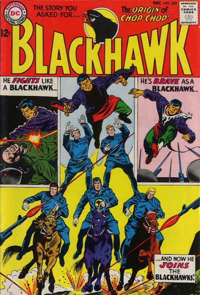 Cover for Blackhawk (DC, 1957 series) #203