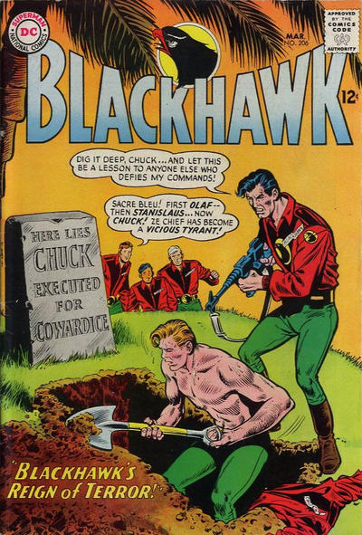 Cover for Blackhawk (DC, 1957 series) #206